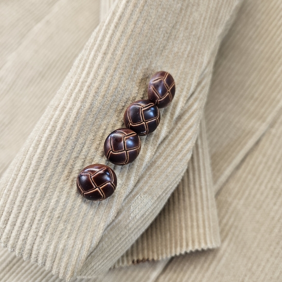 Lauren Ralph Lauren Mens Corduroy Vintage Tan Blazer Sport Coat Jacket 40 Long - Picture 12 of 12